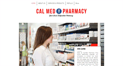 Desktop Screenshot of calmedpharmacy.com